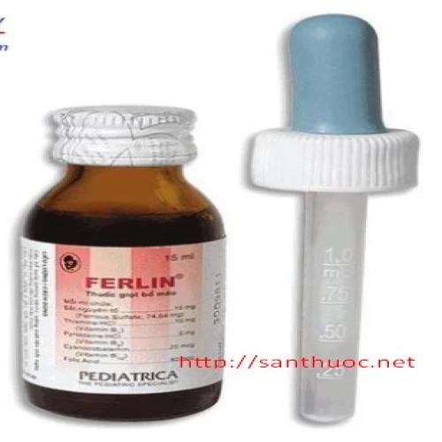 Ferlin 15ml Drop - Giúp phòng và điều trị thiếu sắt hiệu quả