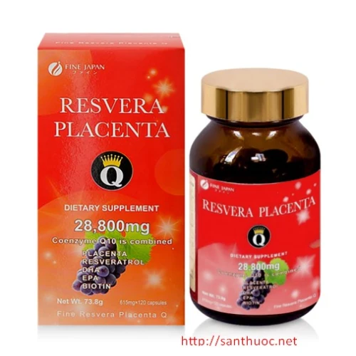 Fine Resvera Placenta Q - Giúp tăng cường nội tiết tố nữ hiệu quả