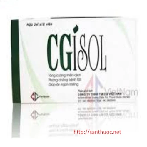 CGisol - Giúp tăng cường hệ miễn dịch hiệu quả