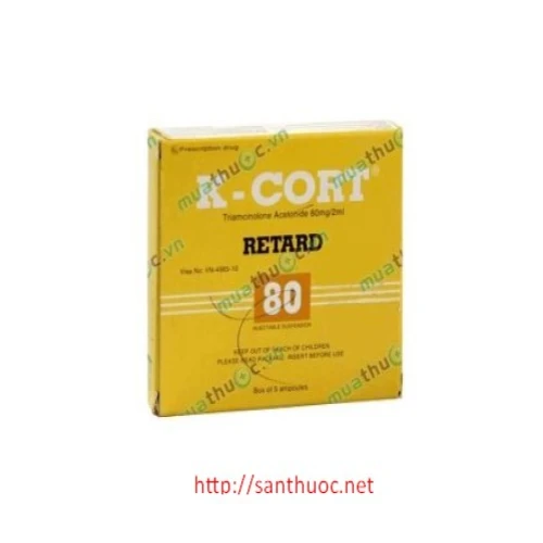 K cort Inj.80mg/2ml  - Thuốc chống viêm hiệu quả của Italy