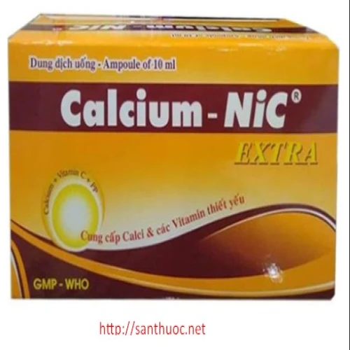 Calcium nic Extra 10ml - Thuốc bổ cho cơ thể hiệu quả