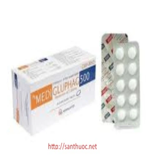 Medi Gluphag 500mg - Thuốc điều trị bệnh tiểu đường hiệu quả