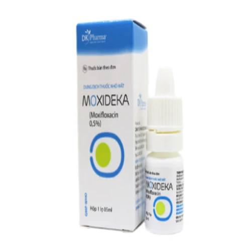 Moxideka - Thuốc nhỏ mắt điều trị nhiễm khuẩn của DK Pharma