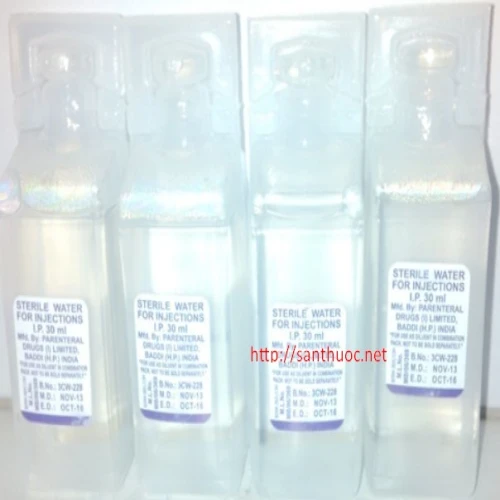 Sterilised water for injection BP - Dung môi pha tiêm hiệu quả