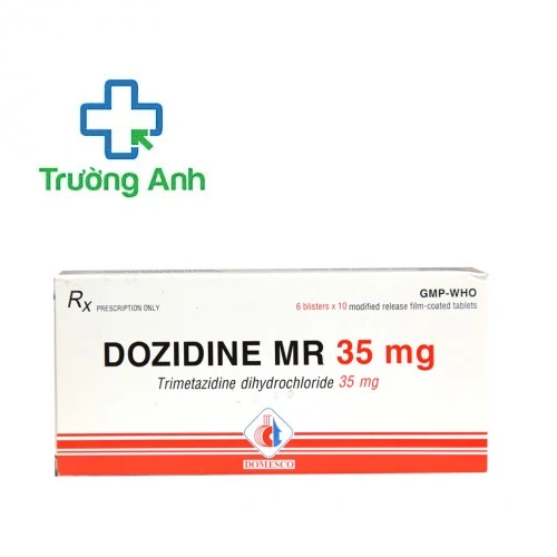 Dozidine MR 35mg - Thuốc hỗ trợ điều trị cơn đau thắt ngực của Domesco