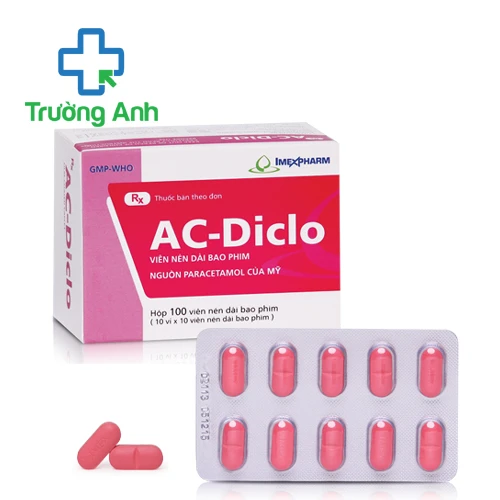 AC-Diclo - Thuốc giảm đau, hạ sốt hiệu quả của Imexpharm