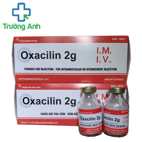 Oxacilin 2g VCP - Thuốc kháng sinh điều trị nhiễm khuẩn