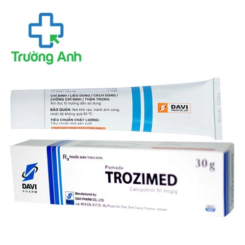 Trozimed - Thuốc điều trị bệnh vảy nến của Davipharm