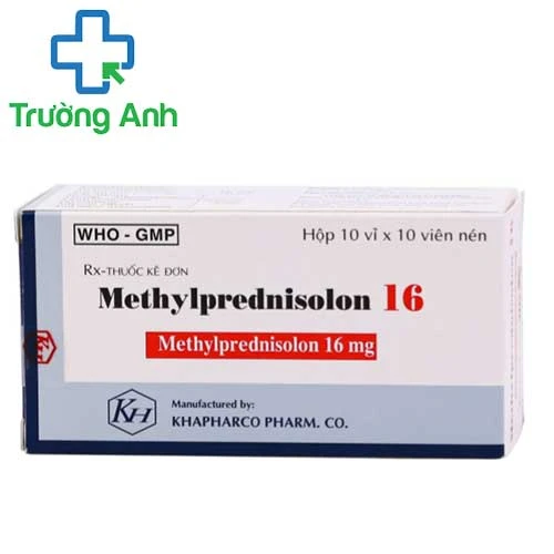 Methylprednisolon 16 Khapharco - Thuốc chống viêm, chống dị ứng