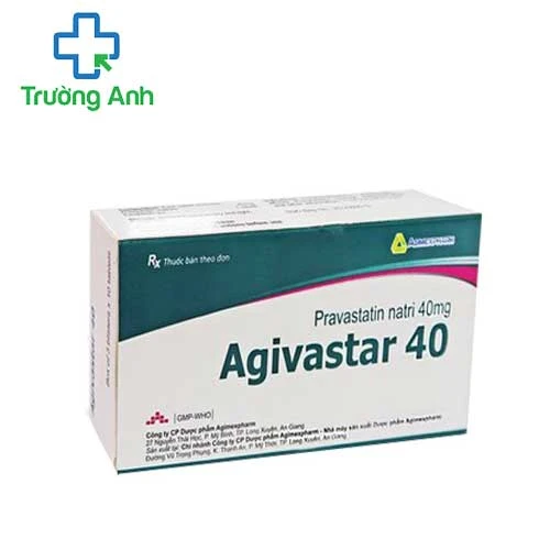 AGIVASTAR 40 - Thuốc điều trị các bệnh tim mạch của Agimexpharm