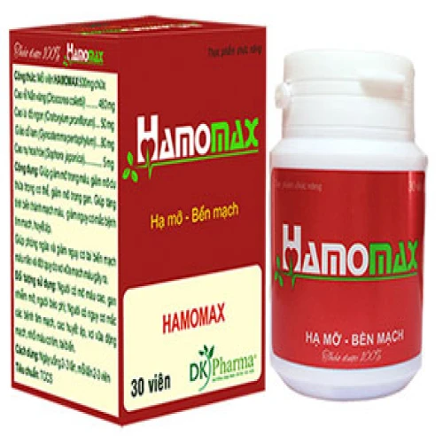 Hamomax hỗ trợ hạ mỡ máu, mỡ gan, tim mạch hiệu quả