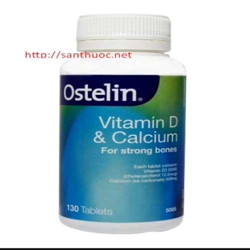 Ostelin vitamin D3 & calcium - Thuốc bổ giúp xương chắc khỏe hiệu quả 