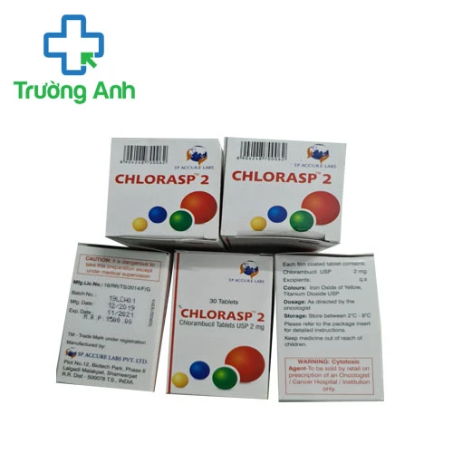 Chlorasp 2 - Thuốc điều trị bệnh ung thư hiệu quả của Ấn Độ