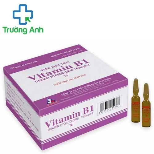 Vitamin B1 100mg/1ml Vinphaco -Thuốc điều trị thiếu vitamin B1