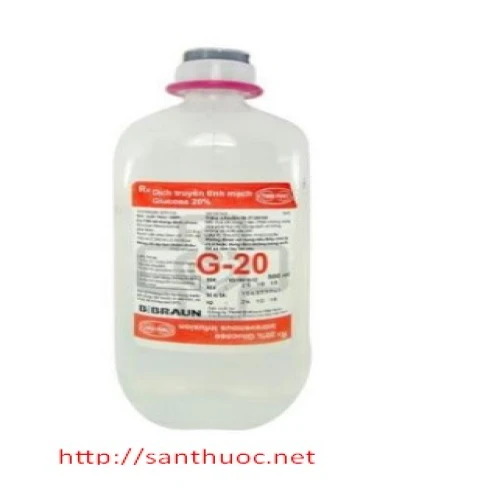Glucose 20% Inf.500ml MKP - Dung dịch truyền 