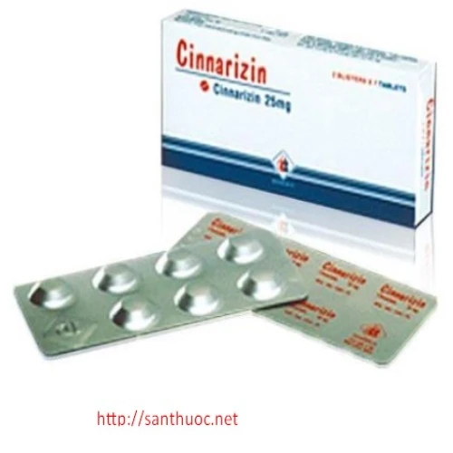 Cinnarizin 25mg DPHN - Thuốc chống dị ứng hiệu quả
