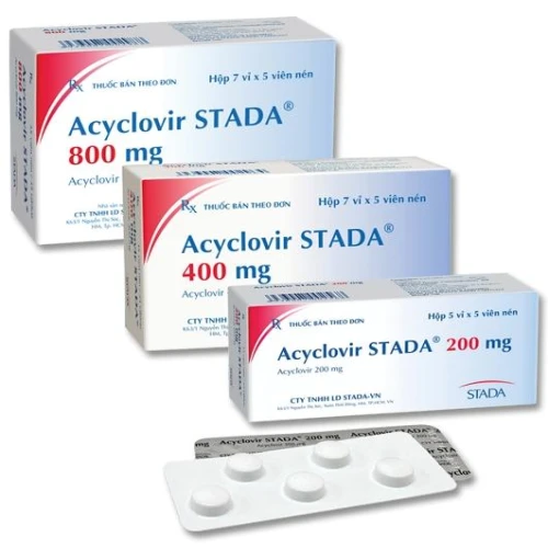 Acyclovir Stada 200mg điều trị các bệnh ngoài da do virut