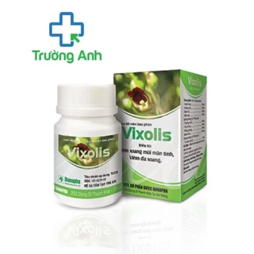 Vixolis - Hỗ trợ điều trị viêm xoang mũi, sổ mũi của Danapha