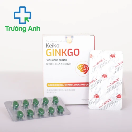 Keiko Ginkgo - Viên uống tăng cường tuần hoàn não của KEIKO
