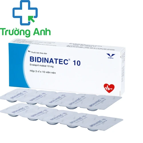 Bidinatec 10 - Thuốc điều trị bệnh cao huyết áp của Bidiphar