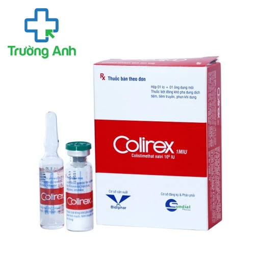 Colirex 1MIU - Thuốc điều trị bệnh nhiễm khuẩn nặng của Bidiphar