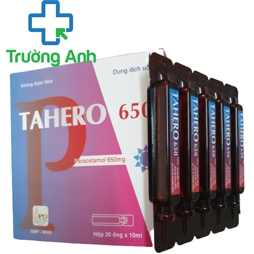 Tahero 650 - Thuốc giảm đau, hạ sốt của Phương Đông