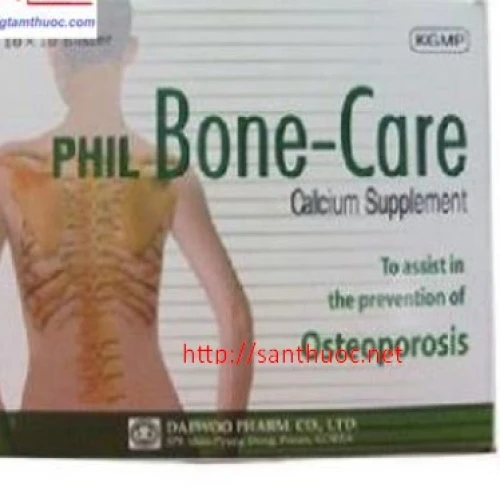 Phil Bone-Care - Giúp bổ sung các vitamin và khoáng chất cho cơ thể hiệu quả