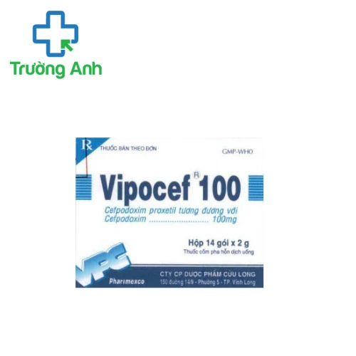 Vipocef 100 - Thuốc điều trị bệnh nhiễm khuẩn của DCL