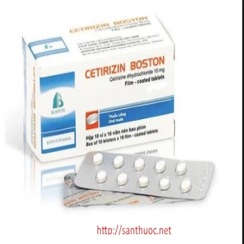Cetirizin Tab.10mg - Thuốc chống dị ứng hiệu quả