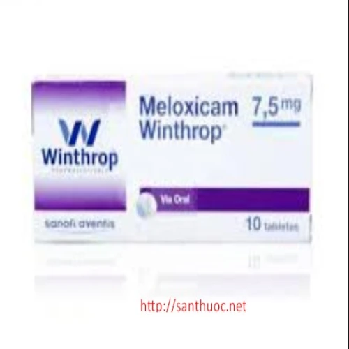 Meloxicam Winthrop 7.5mg - Thuốc chống viêm hiệu quả