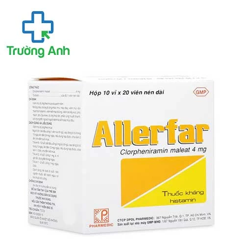 ALLERFAR - Thuốc điều trị viêm mũi dị ứng hiệu quả của Pharmedic
