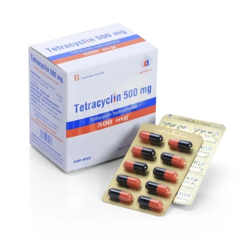 Tetracyclin 500mg - Thuốc điều trị nhiễm khuẩn của Domesco