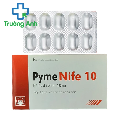 PymeNife 10 Pymepharco - Thuốc điều trị đau thắt ngực, cao huyết áp