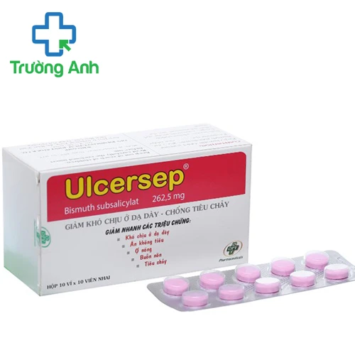 Ulcersep - Giảm khó chịu ở dạ dày, chống tiêu chảy của OPV