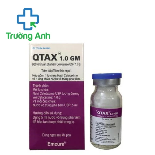 QTAX 1.0 GM - Thuốc điều trị các bệnh nhiễm khuẩn nặng của Ấn Độ