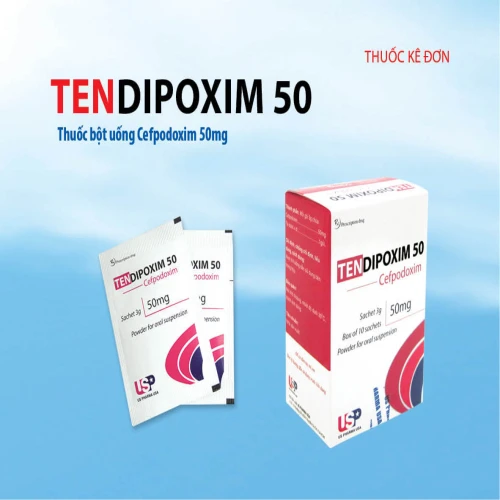Kháng sinh Tendipoxim 50 thế hệ 3 Cephalosporin