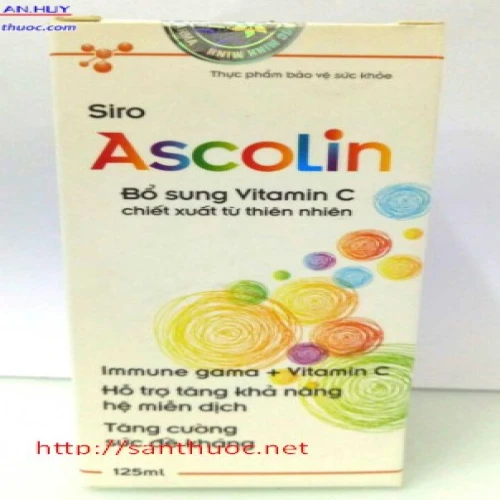 Siro Ascolin - Giúp bổ sung vitamin C cho cơ thể hiệu quả