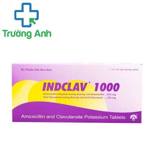 INDCLAV 1000 - Thuốc chống nhiễm khuẩn hiệu quả của Ấn Độ