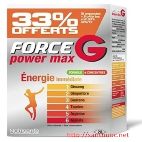 Force G - Thuốc bổ giúp tăng cường sức khỏe hiệu quả