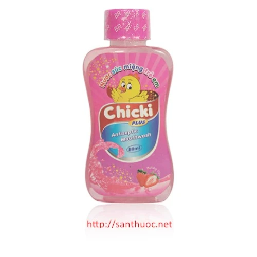 Nước súc miệng Chicki (dâu)  -Giúp vệ sinh răng miệng hiệu quả