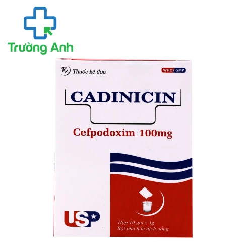 Cadinicin 100mg - Thuốc điều trị nhiễm khuẩn hiệu quả của USP