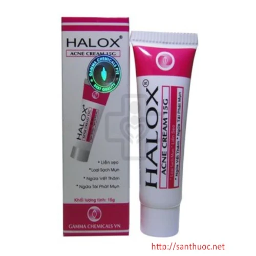 Halox cre. 15g - Thuốc điều trị mụn trứng cá hiệu quả