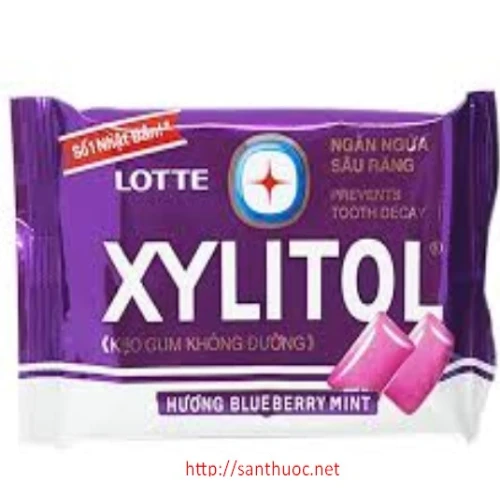 Xylitol Blueberry Mint blis - Kẹo cao su ngăn ngừa sâu răng hiệu quả