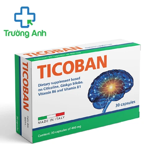 Ticoban - Thực phẩm bổ não, cải thiện trí nhớ của Italy