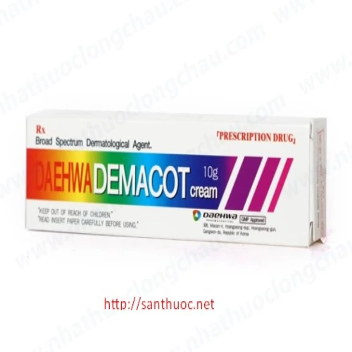 Demacot Cre.10g - Thuốc điều trị các bệnh da liễu hiệu quả của Hàn Quốc