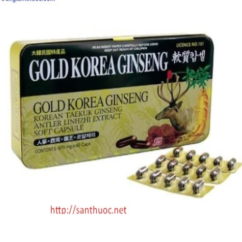 Gold Korea Ginseng 60-120 - Giúp bồi bổ sức khỏe hiệu quả