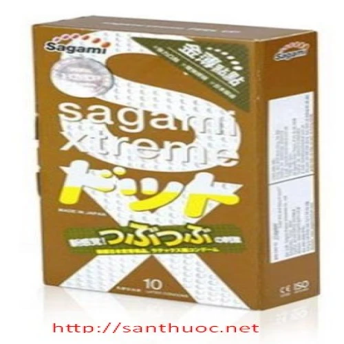 Sagami nâu gai Box.10 - Bao cao su tránh thai hiệu quả của Nhật Bản
