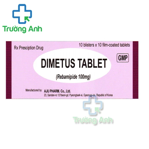 Dimetus - Thuốc điều trị viêm loét dạ dày hiệu quả