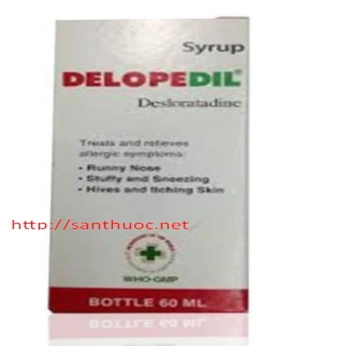 Delopedil 0.5mg/ml Syr.60ml - Thuốc chống dị ứng hiệu quả