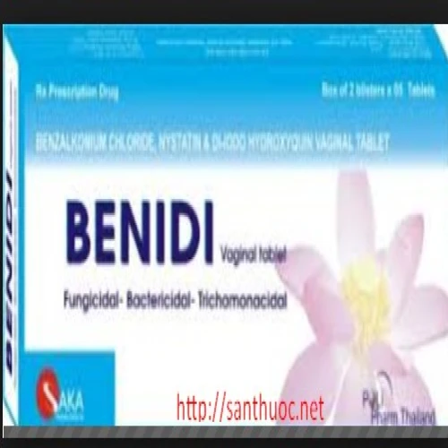 benidi - Thuốc điều trị nhiễm nấm ở đường âm đạo hiệu quả của Thái Lan